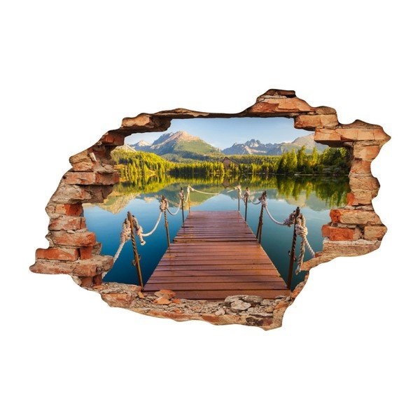 Adesivo Panorama Mountain Lake, 60 x 90 cm - Ambiance-image-2