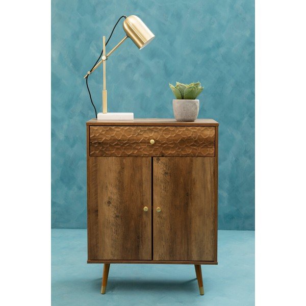 Credenza colore naturale scuro 70x94x35 cm Frida – Premier Housewares-image-3