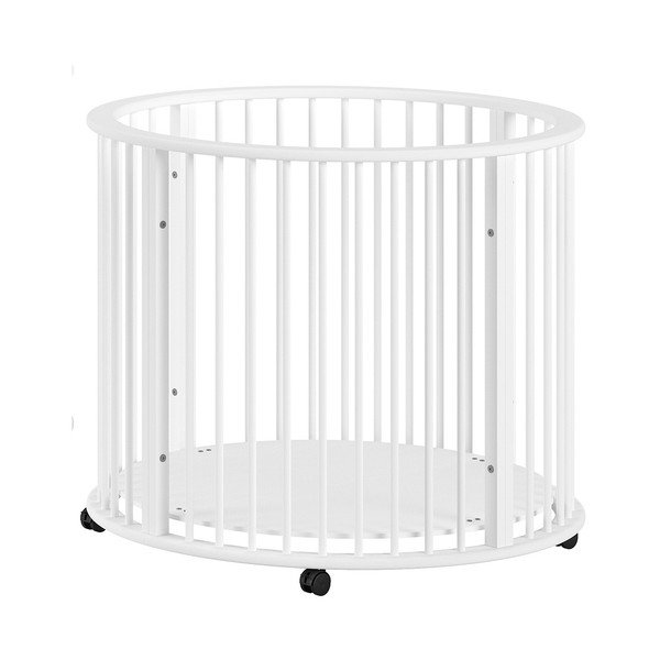 Lettino bianco in faggio massiccio 90x90 cm Dino – Vipack