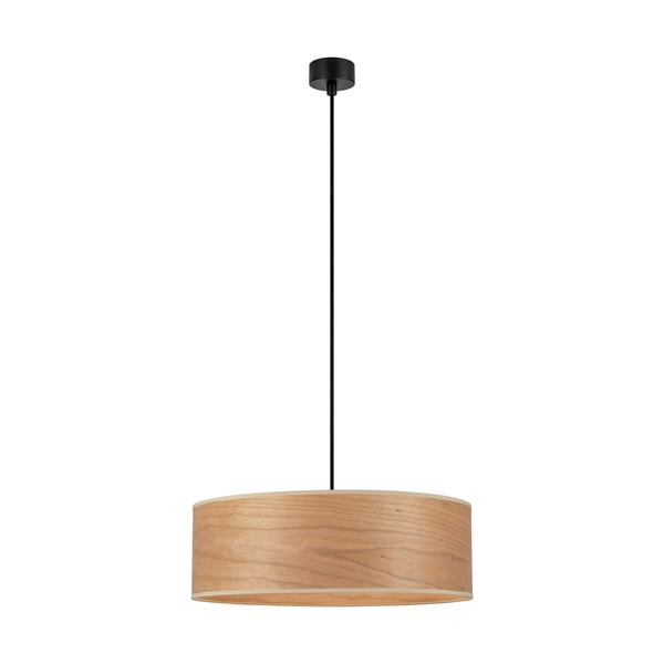 Lampada a sospensione TSURI XL in impiallacciatura di ciliegio, ø 45 cm Tsuri - Sotto Luce-image-1