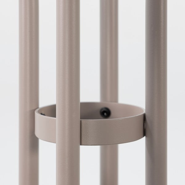 Appendiabiti grigio tortora in metallo ø 40x170 cm Jessy – Spinder Design-image-3