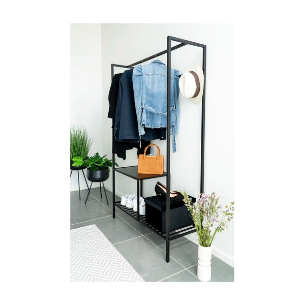 Scaffale multiuso per armadio nero con 2 ripiani , 170 x 101 cm Vita - House Nordic-image-1