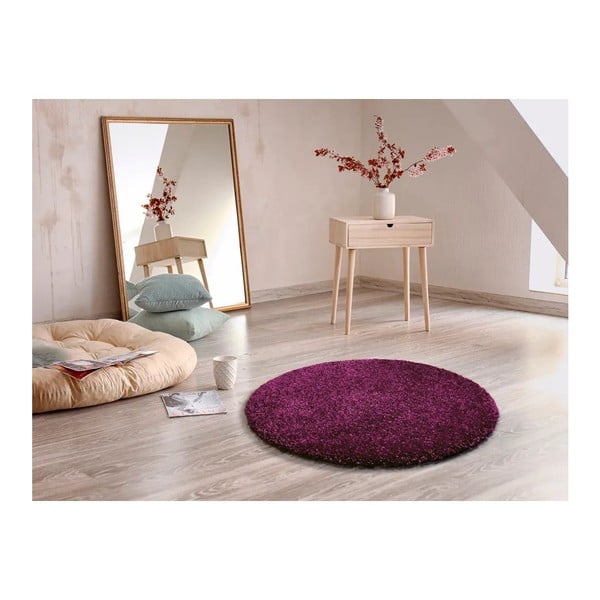 Tappeto viola , ø 80 cm Aqua Liso - Universal-image-1