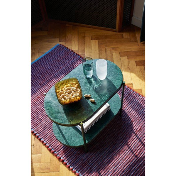 Tappeto in lana e cotone viola e blu Lexa, 80 x 200 cm - Hübsch-image-4