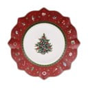 Piatto in porcellana rossa con motivo natalizio Villeroy & Boch, ø 24 cm - Villeroy&Boch