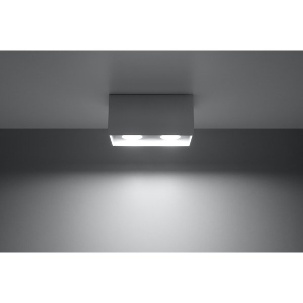 Apparecchio da soffitto grigio Geo - Sollux-image-1