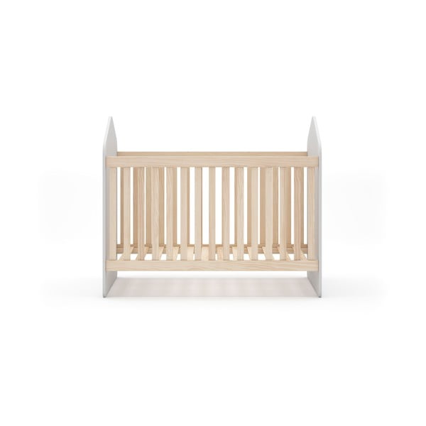 Culla bianca/naturale in pino 60x120 cm Estefania - Marckeric-image-2