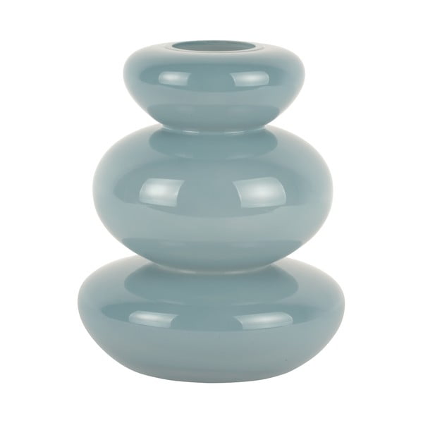 Vaso in vetro blu Bubbles - PT LIVING