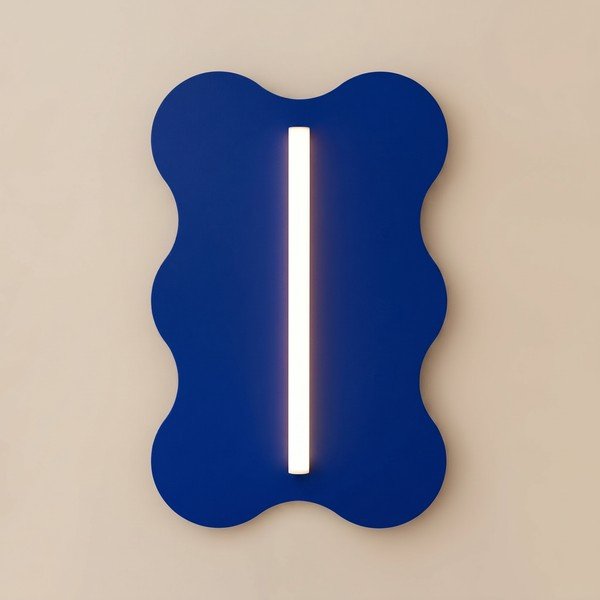 Lampada da parete blu scuro in metallo KLOVER – Thoro-image-2