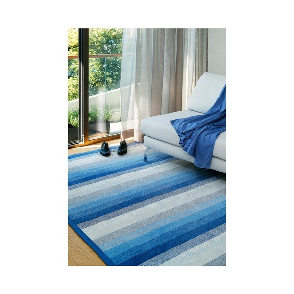 Tappeto bifacciale blu Blu, 160 x 230 cm Luke - Narma-image-3