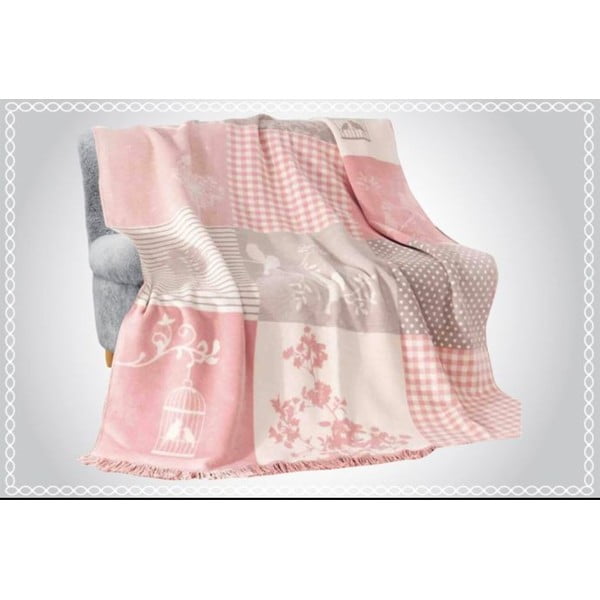 Coperta di cotone 200x150 cm - Mila Home-image-1