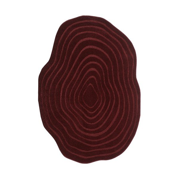 Tappeto bordeaux 160x230 cm Pebble - ESTE