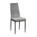 Sedie da pranzo colore grigio in velluto set di 2 pz Kelly - Støraa