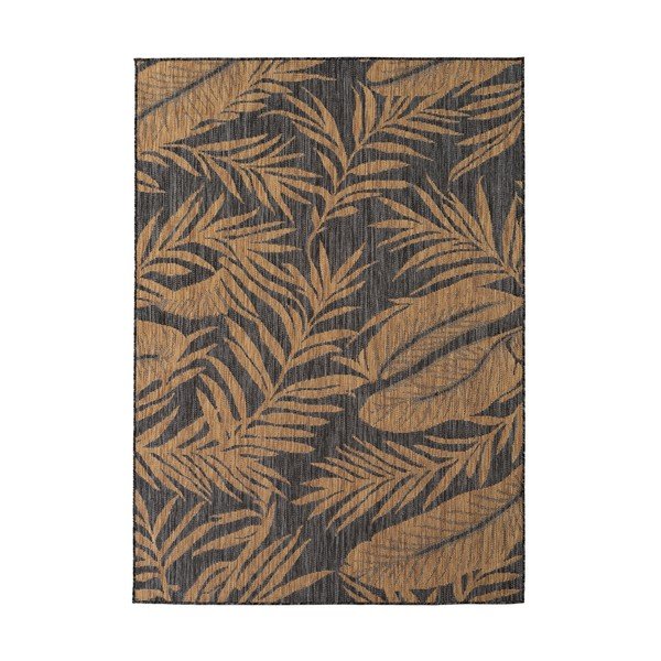 Tappeto da interno/esterno nero/marrone 160x230 cm Mira 1451 – Ayyildiz Carpets