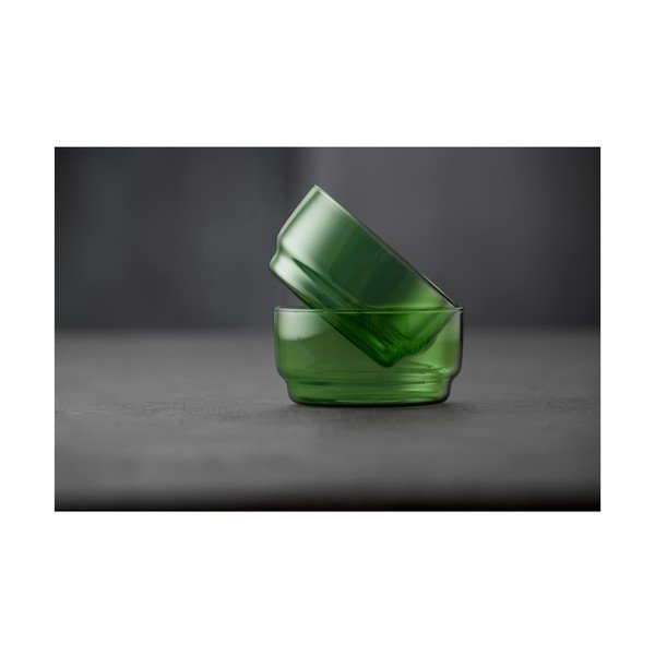 Ciotoline in set verdi in vetro 2 pz 500 ml Torino – Lyngby Glas-image-3