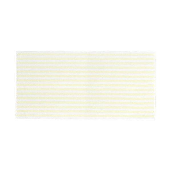 Asciugamano tipo terry giallo chiaro/bianco in cotone organico 70x140 cm Arto – Blomus-image-4