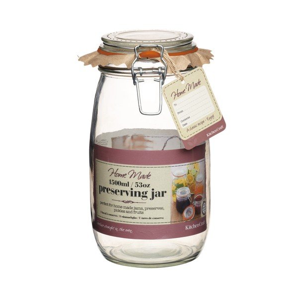 Zavařovací sklenice Kitchen Craft Home Made Deluxe, 1500 ml