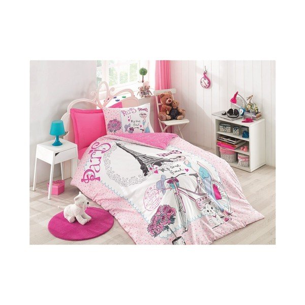Biancheria da letto con lenzuolo per letto singolo Best Friend, 160 x 220 cm - Mijolnir