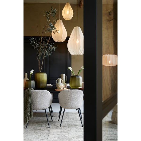 Lampadario beige con paralume in tessuto ø 28 cm Itela – Light & Living-image-1