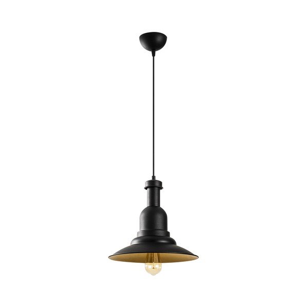 Apparecchio a sospensione in metallo nero Opviq luci Evgi - Opviq lights