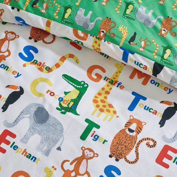 Set copripiumino e federa da bambini per culla 120x150 cm Animal Magic – Catherine Lansfield-image-4
