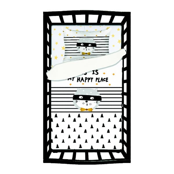 Biancheria da letto in cotone per bambini con lenzuolo per letto singolo Mike & Co. NEW YORK Mirra Callo, 100 x 150 cm - Mike & Co. NEW YORK