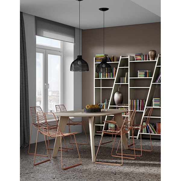 Tavolo da pranzo con piano in rovere 180x100 cm Lago - TemaHome-image-1