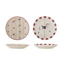 Set di piatti da dolce color crema in gres a tema natalizio 2 pz ø 16 cm Merry-go-round – Bloomingville