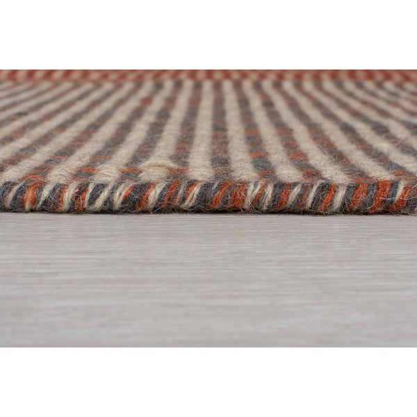 Tappeto in lana arancione 60x200 cm Anu - Flair Rugs-image-4
