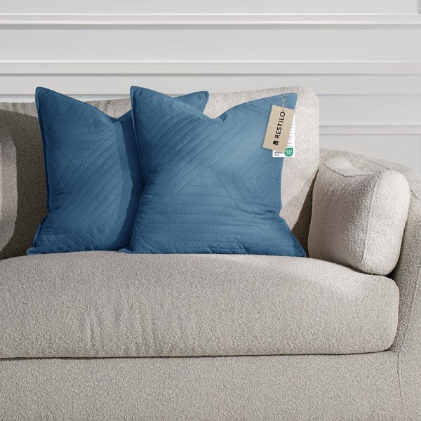 Federe decorative in set in microfibra 2 pz 45x45 cm Softa – Restilo-image-2