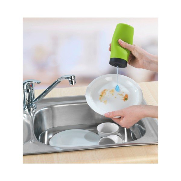 Distributore di detersivo verde Squeeze, 250 ml Easy Squeez-e - Wenko-image-1