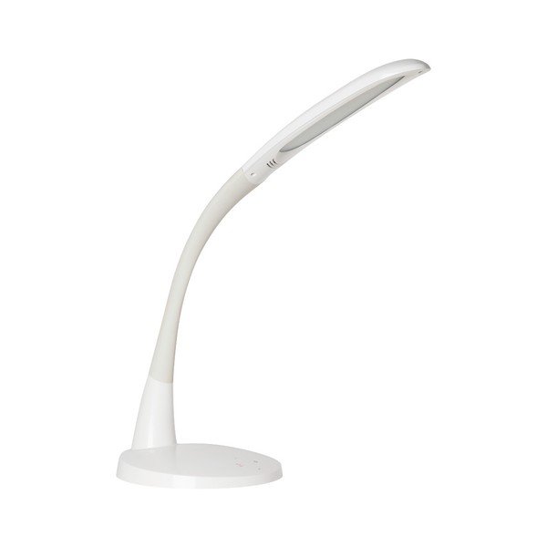 Lampada da tavolo bianca con luce LED Sagan - SULION