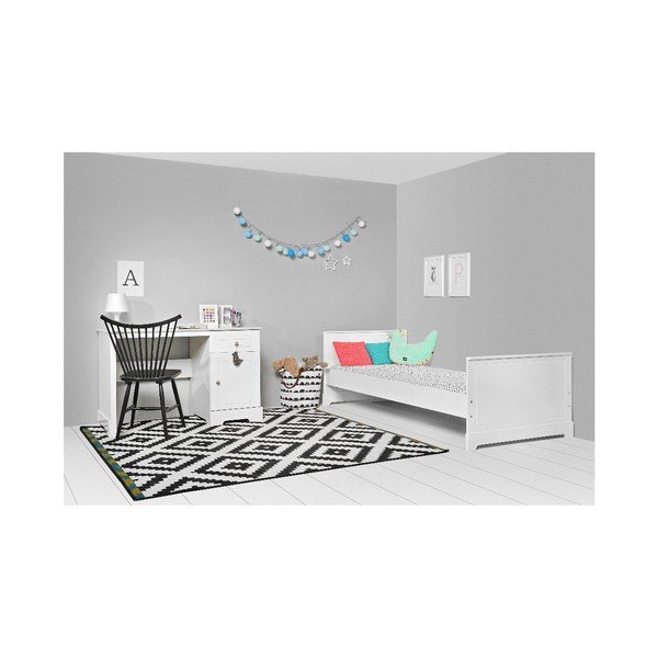 Letto bianco per bambini , 90 x 200 cm Marylou - BELLAMY-image-3