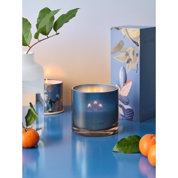 Candela profumata tempo di combustione 50 h Citrus Crush - ILLUME x Bloomingville-image-1