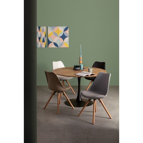 Tavolo da pranzo rotondo in metallo ø 120 cm Bloom – Yes Everyday-image-1