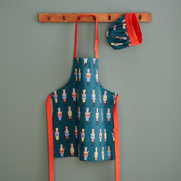 Grembiule da bambino in cotone 2 pezzi Nutcracker - Catherine Lansfield-image-1