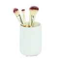 Bicchiere per spazzolino da denti in ceramica bianca Vanity Eco Vanity - iDesign