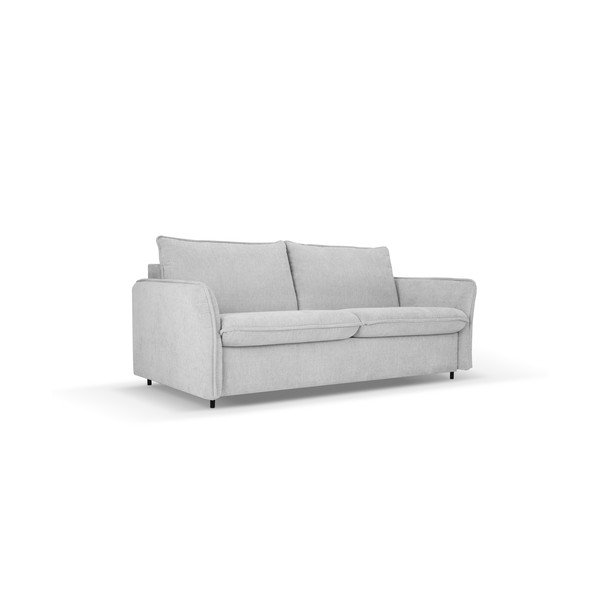 Divano letto grigio chiaro 166 cm Dalida - Micadoni Home-image-2