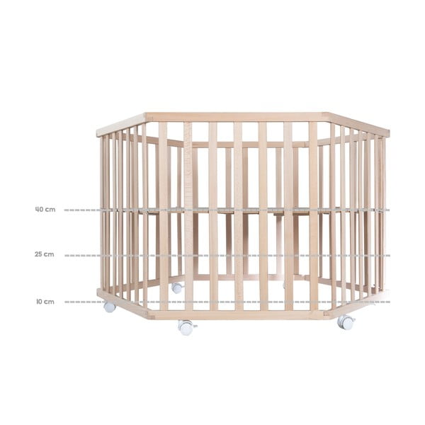 Box in legno di faggio colore naturale 119x104 cm - Roba-image-4