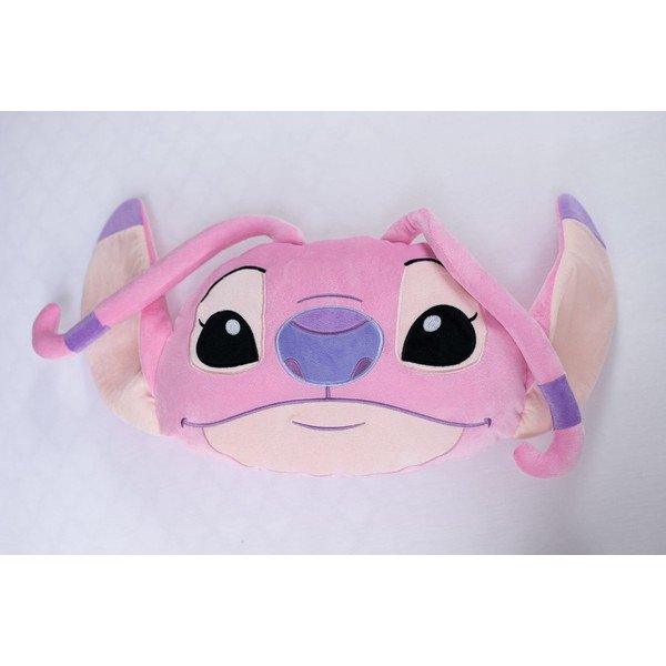 Cuscino per bambini in vello 41x32 cm Lilo and Stitch "Angel Pink" – Jerry Fabrics-image-2