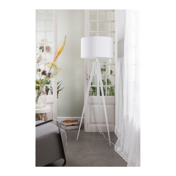 Lampada da terra bianca Tripode, ø 50 cm - Zuiver-image-3