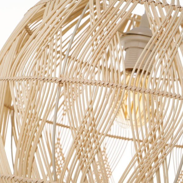 Lampada da soffitto in colore naturale con paralume in rattan ø 37 cm Natural Way - Casa Selección-image-3