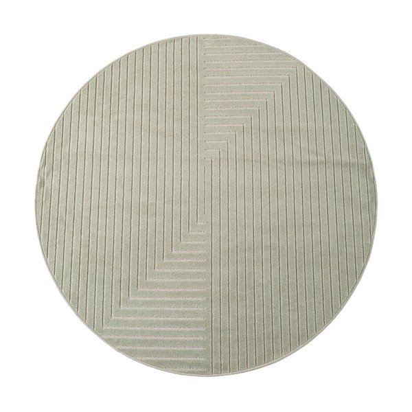 Tappeto da interno/esterno rotondo verde ø 80 cm Nova 1202 – Ayyildiz Carpets