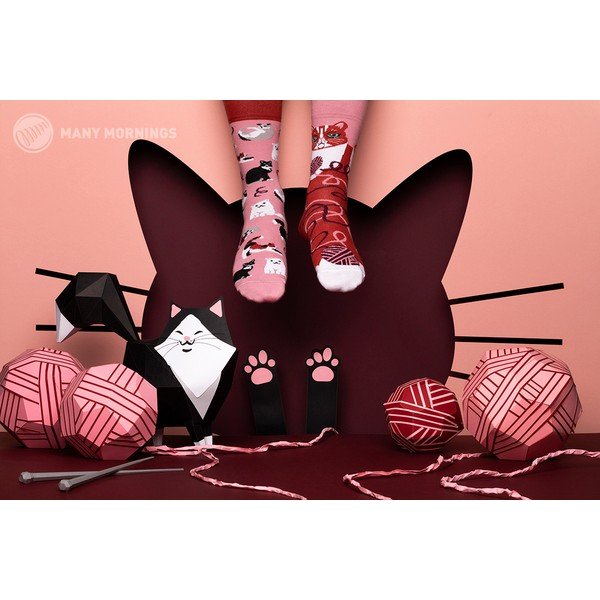 Calzini Playful Cat, taglia 39-42 - Many Mornings-image-1