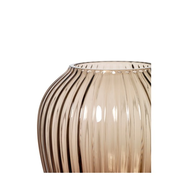 Vaso in vetro marrone fatto a mano Hammershøi - Kähler Design-image-4
