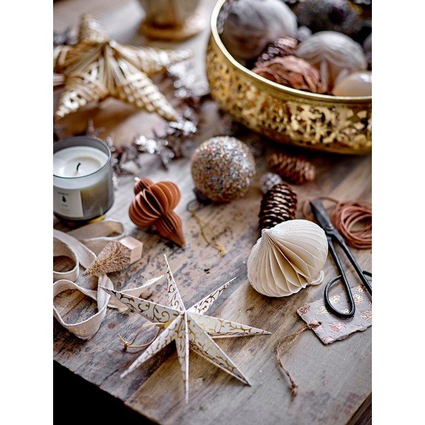 Ornamenti natalizi in carta in set da 2 Lecce - Bloomingville-image-1