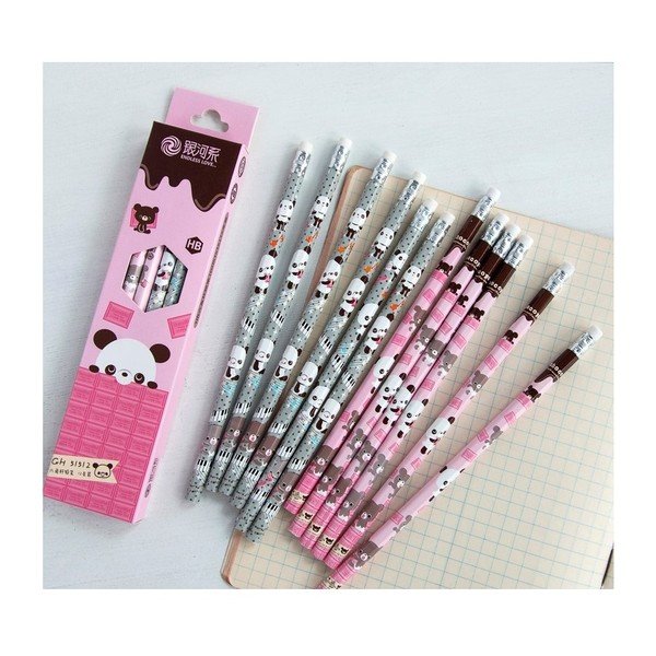 Set di 12 matite Panda - Rex London-image-3