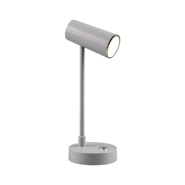 Lampada da tavolo dimmerabile a LED grigio chiaro (altezza 28 cm) Lenny - Trio-image-1