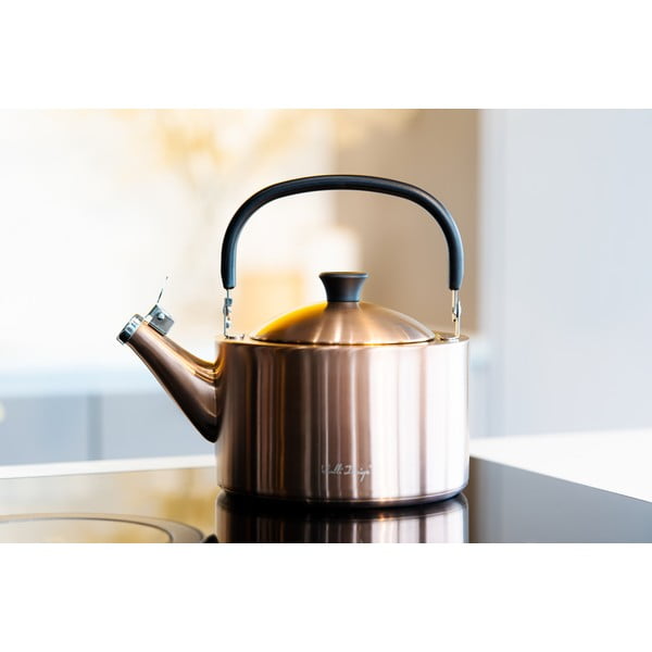 Bollitore color rame in acciaio inox 1,5 l Diamante – Vialli Design-image-1