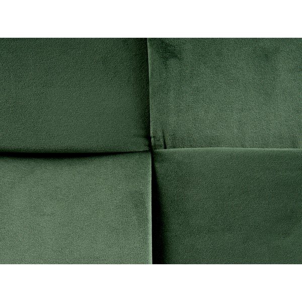 Sgabello in velluto verde scuro Weaved - Leitmotiv-image-3